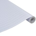 vidaXL Film pour fenêtre dépoli design à rayures 0 9x50 m PVC