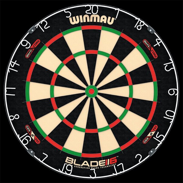 Karella 806907 - Tableau de fléchettes Blade 6 Dual Core Winmau