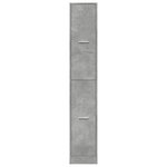 vidaXL Armoire d'apothicaire gris béton 30x41x174 5 cm bois ingénierie