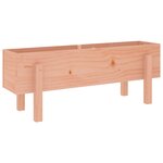 vidaXL Lit surélevé de jardin 101x30x38 cm bois douglas massif