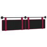 vidaXL Tête de lit suspendue Bordeaux Velours