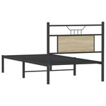 vidaXL Cadre de lit sans matelas chêne sonoma 80x200 cm