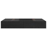 vidaXL Cadre de lit Chêne noir 190 x 120 x 31 5 cm Bois d'ingénierie