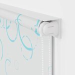 vidaXL Store roulant de douche 100x240 cm Bulle
