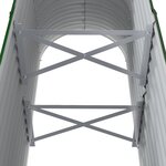 vidaXL Lit surélevé de jardin Acier galvanisé 114x40x68 cm Vert