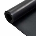 vidaXL Tapis de sol Noir 1 2 x 2 m Caoutchouc