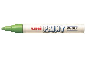 Marqueur pointe conique moyenne PAINT Marker PX20 2 2 - 2 8mm Vert Clair UNI-BALL