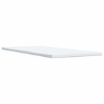 vidaXL Sommier à lattes de lit avec matelas Bleu foncé 90x200 cm