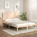 vidaXL Cadre de lit sans matelas 140x190 cm bois de pin massif