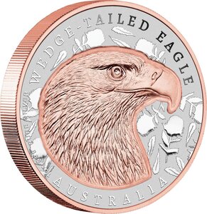 Pièce de monnaie en Argent 2 Dollars g 31.1 (1 oz) Millésime 2026 Native Impressions WEDGE-TAILED EAGLE