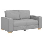 vidaXL Ensemble de Canapés 3 Pièces Gris 220 x 78 x 84 cm tissu