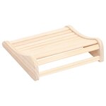 vidaXL Appui-tête de sauna Bois massif de pin