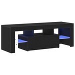 vidaXL Meuble TV Chêne noir 120 x 35 x 40 cm Bois d'ingénierie
