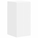 vidaXL Ensemble meuble TV Montage mural 4 Pièces Blanc Bois d'ingénierie