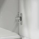 vidaXL Buffet avec tiroirs et portes blanc 70 5x34x74 5 cm