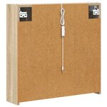 vidaXL Armoire Miroir de Salle de Bain Chêne Sonoma