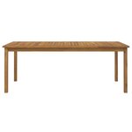 vidaXL Ensemble à manger de jardin 7 Pièces Bois d'acacia solide