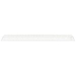 vidaXL Serre avec cadre en acier blanc 120 m² 24x5x2 3 m