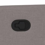 vidaXL Fauteuil de massage inclinable Taupe Tissu