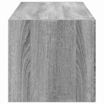 vidaXL Meuble TV mural Gris Sonoma 60 x 31 x 29.5 cm Bois d'ingénierie