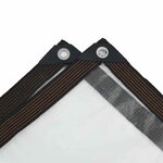 vidaXL Housse de protection plantes avec œillets 2x5 m polyéthylène