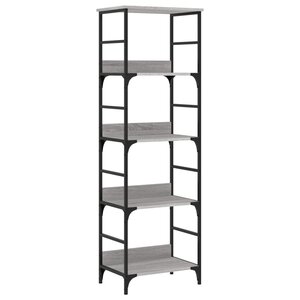 vidaXL Bibliothèque sonoma gris 50x33x153 cm bois d'ingénierie