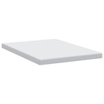 vidaXL Surmatelas Blanc 140 x 190 cm Tissu Jacquard