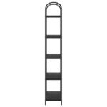 vidaXL Étagère Chêne noir 80 x 30 x 183 cm Bois d'ingénierie