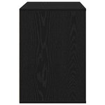 vidaXL Armoire à tiroirs Noir 80 x 41 x 58 cm Bois d'ingénierie