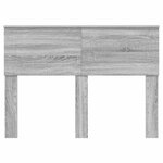 vidaXL Tête de lit Gris Sonoma 135 cm Bois d'ingénierie