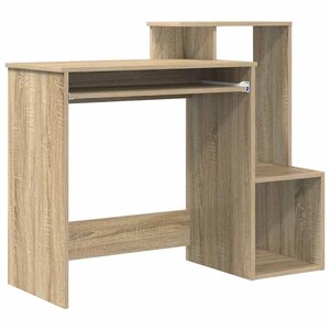 vidaXL Bureau Chêne Sonoma 106 x 41 x 88.5 cm Bois d'ingénierie