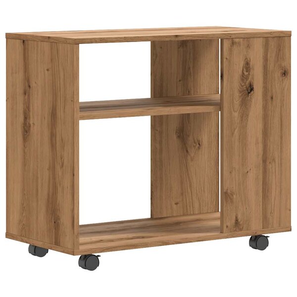 vidaXL Table d'appoint chêne artisanal 70x35x55 cm bois d'ingénierie