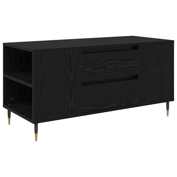 vidaXL Table basse Chêne noir 102 x 44 5 x 50 cm Bois d'ingénierie