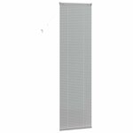 vidaXL Store de Fenêtre avec des rideaux Autre Argenté 80 x 130 cm Aluminium