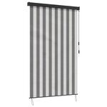 vidaXL Store enrouleur Anthracite et blanc 160 x 250 cm
