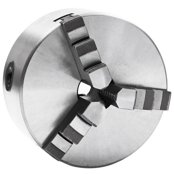 vidaXL Mandrin de tour auto-centrant à 3 mâchoires 125 mm Acier