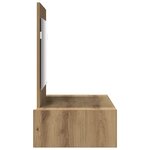 vidaXL Table de Toilette Marron 83 x 40 x 70 cm Bois d'ingénierie
