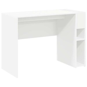 vidaXL Bureau Blanc 109 x 50 x 78 cm Bois d'ingénierie