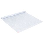 vidaXL Films pour fenêtre 4 Pièces dépoli motif de fleurs PVC