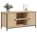 vidaXL Meuble TV Chêne sonoma 100x40x50 cm Bois d'ingénierie