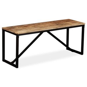Banc banquette 110 x 35 x 45 cm bois de manguier massif 02_0021235