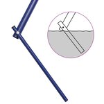 vidaXL Ensemble de balançoire et anneaux de gymnastique 4 places Acier