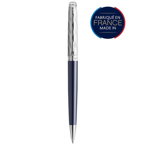 Waterman hémisphère l'essence du bleu stylo bille  bleu  recharge bleue pointe moyenne  coffret cadeau