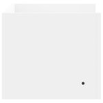 vidaXL Étagère murale blanc 70 5x35x30 5 cm bois d'ingénierie