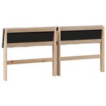 vidaXL Tête de lit capitonnée Taupe 180 cm Pin massif