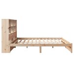 vidaXL Lit bibliothèque sans matelas 180x200 cm bois massif de pin