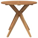 vidaXL Ensemble à manger de jardin 3 Pièces Bois d'acacia solide