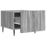vidaXL Table basse Sonoma gris 49 x 50 x 42 cm Bois d'ingénierie