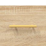 vidaXL Table de chevet chêne sonoma 40x35x47 5 cm bois d’ingénierie