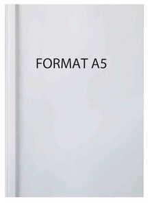 Lot de 100 ThermaBind Couvertures de reliure thermique Standard 15 mm A5 Blanc GBC